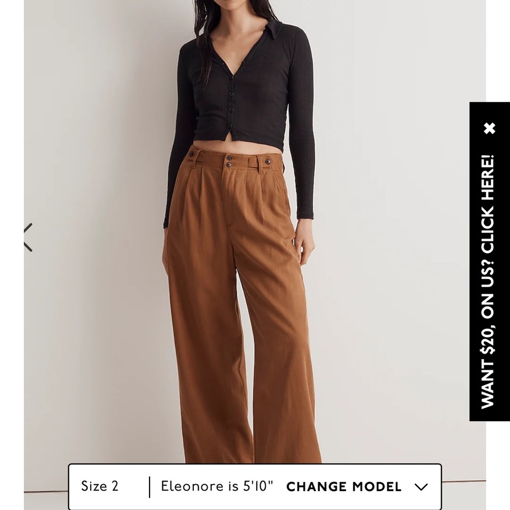Madewell Harlow wide-leg pants